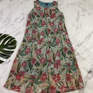 Mlle Gabrielle Womens Vintage Y2k Slip Maxi Dress Plus Size 22W Gray Pink Floral